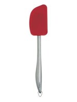 Silicone Spatula : Red 12" with Stainless Handle
