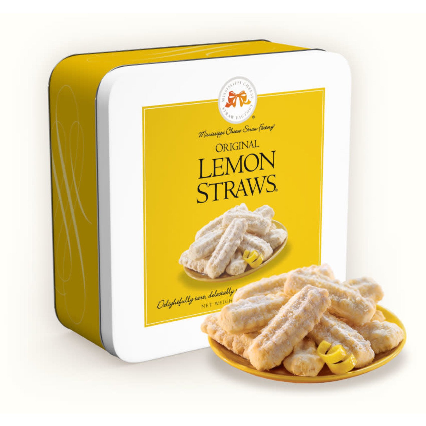 Lemon Straws Lemon 10 oz. tin