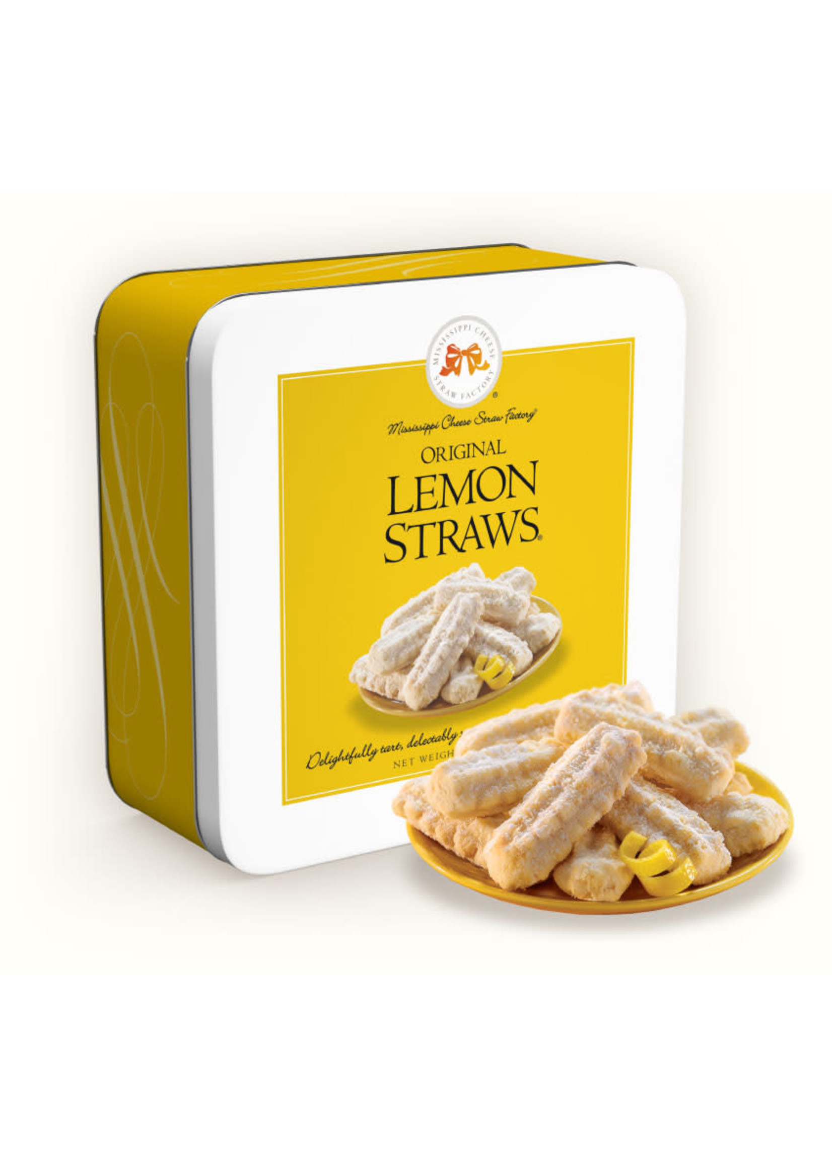 Mississippi Cheese Straws Lemon Straws Lemon 10 oz. tin