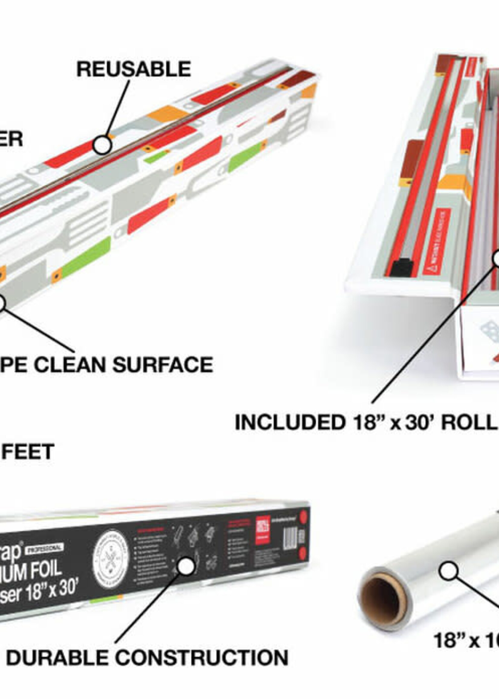 ChicWrap Foil Box : Essential Tools 18" X 30'