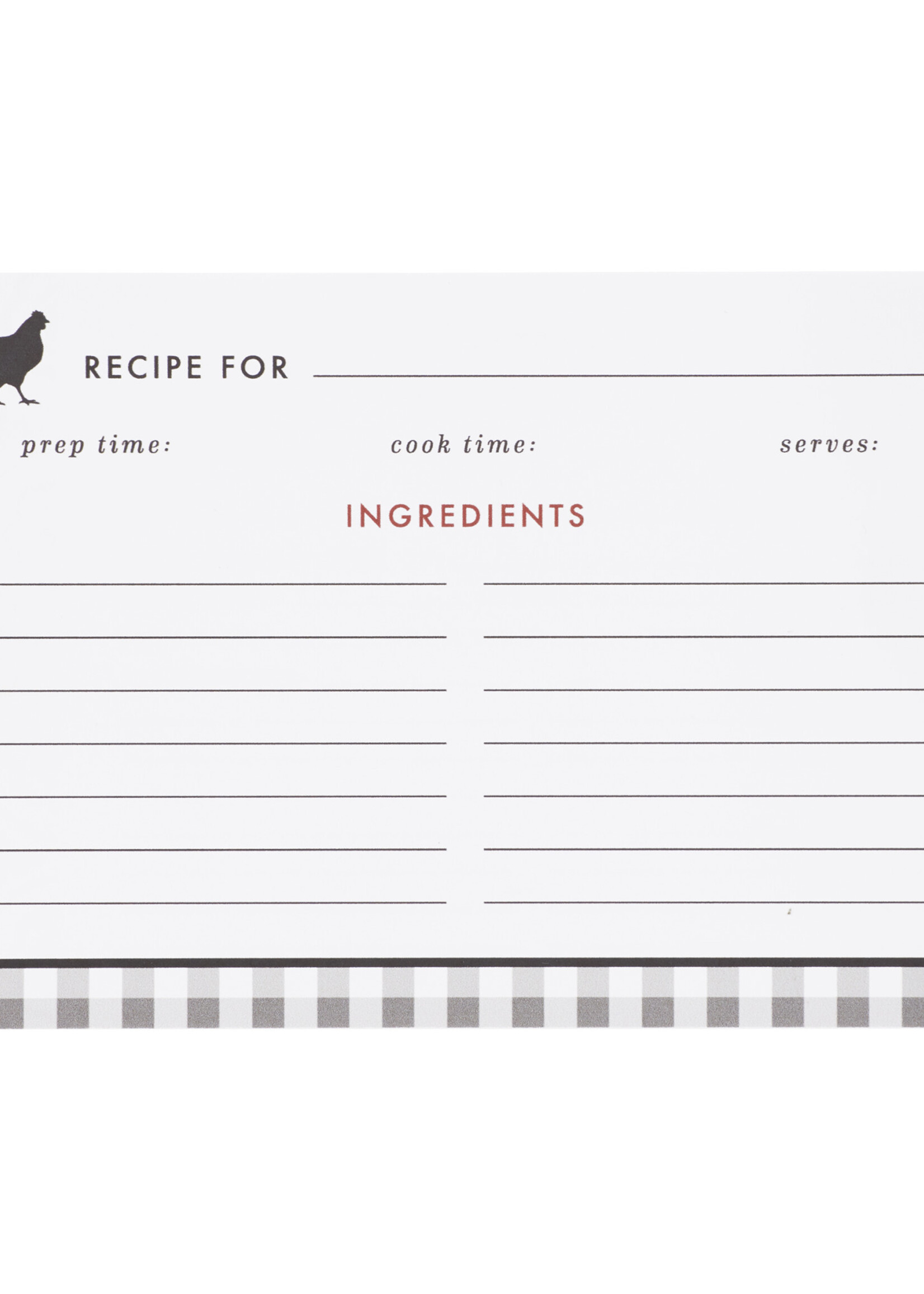 Home Cooked Recipe Cards