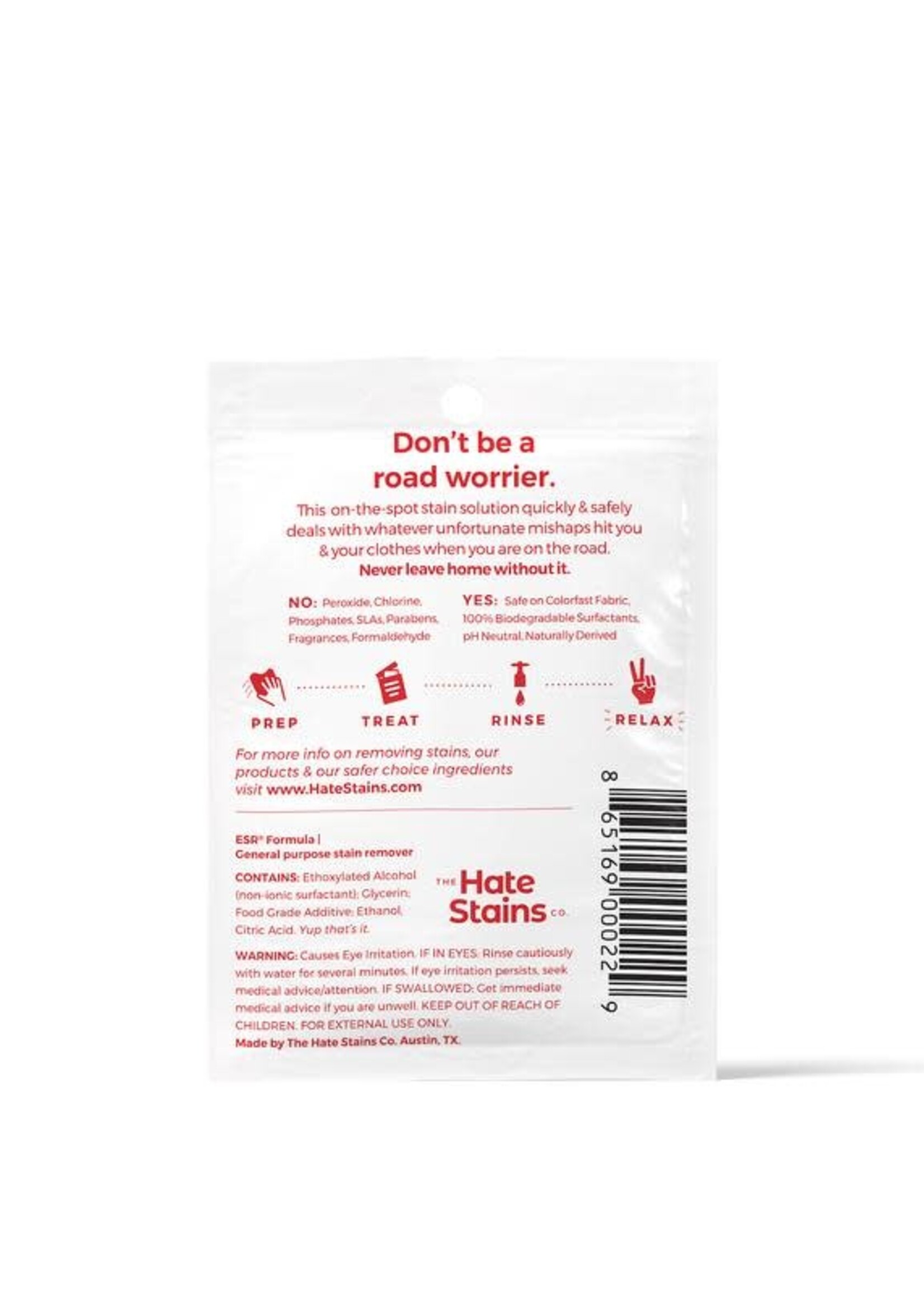 ESR Road Spill Single Serve Wipes