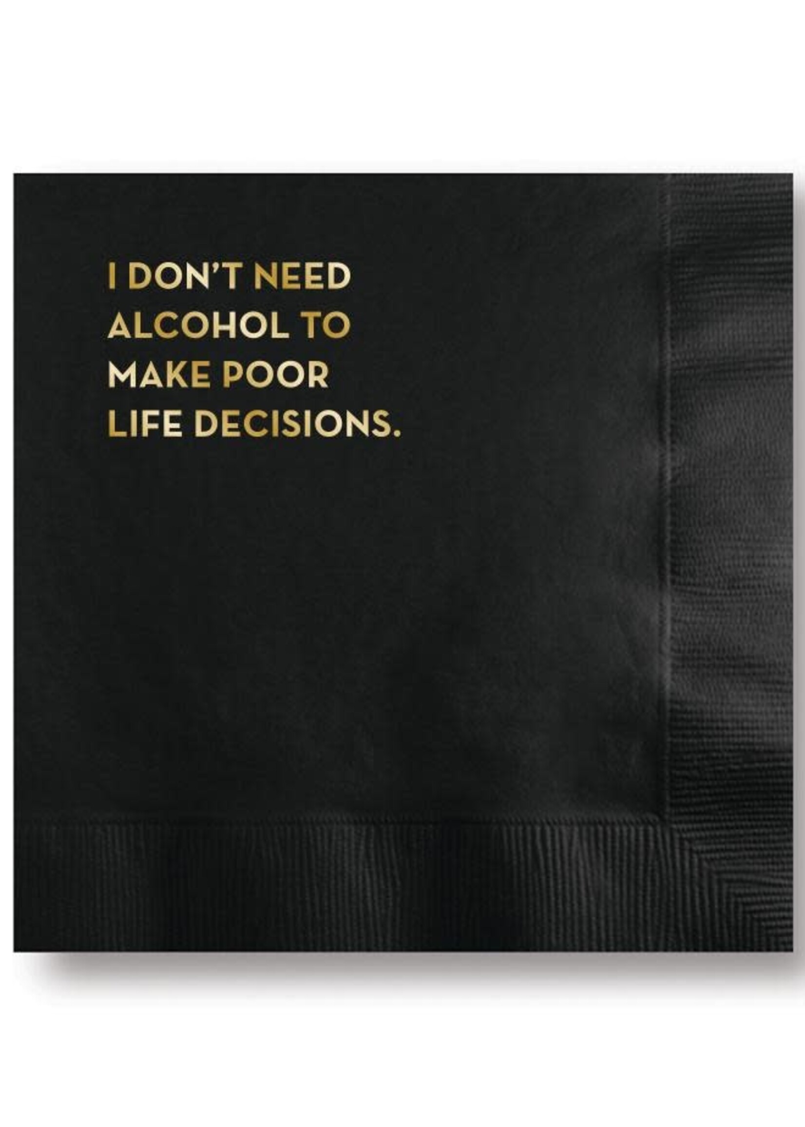 Life Decision Cocktail Napkins