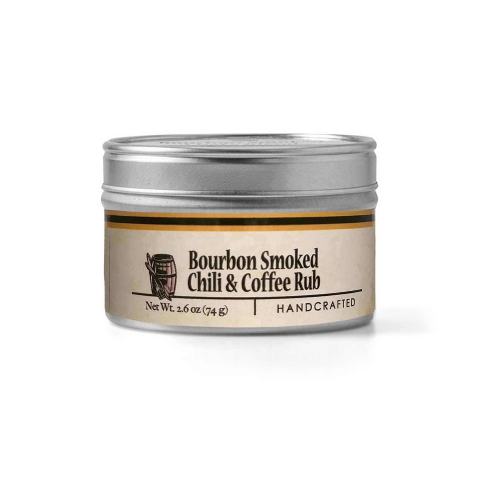 Bourbon Barrell Foods Chili Coffee Rub Tin 3.5oz.