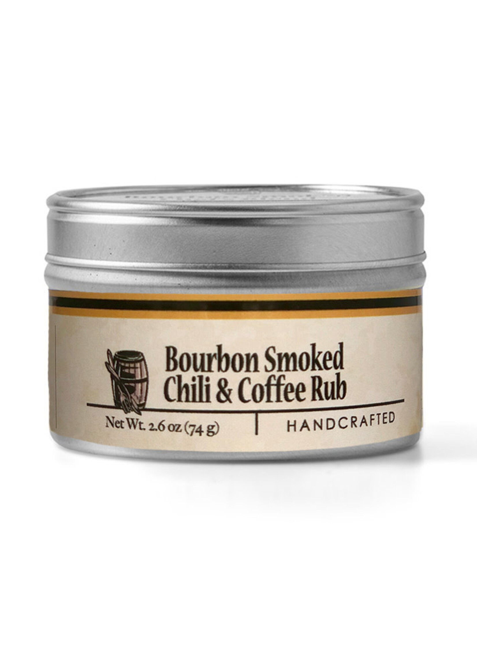 Bourbon Barrell Foods Chili Coffee Rub Tin 3.5oz.