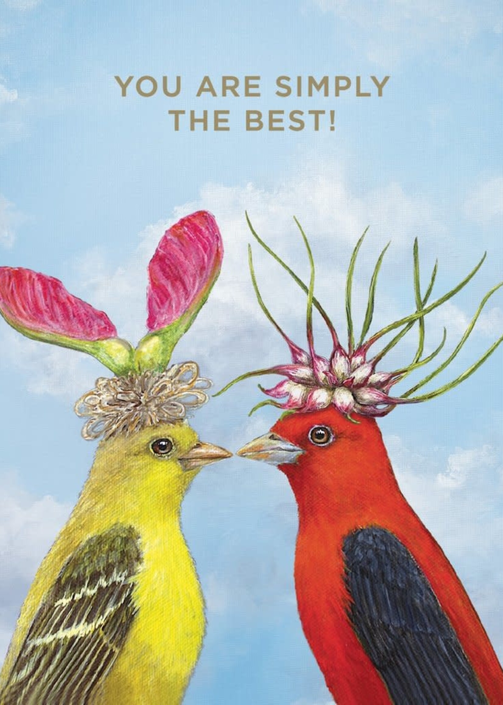 Hester & Cook Simply the Best Card Gold Foil