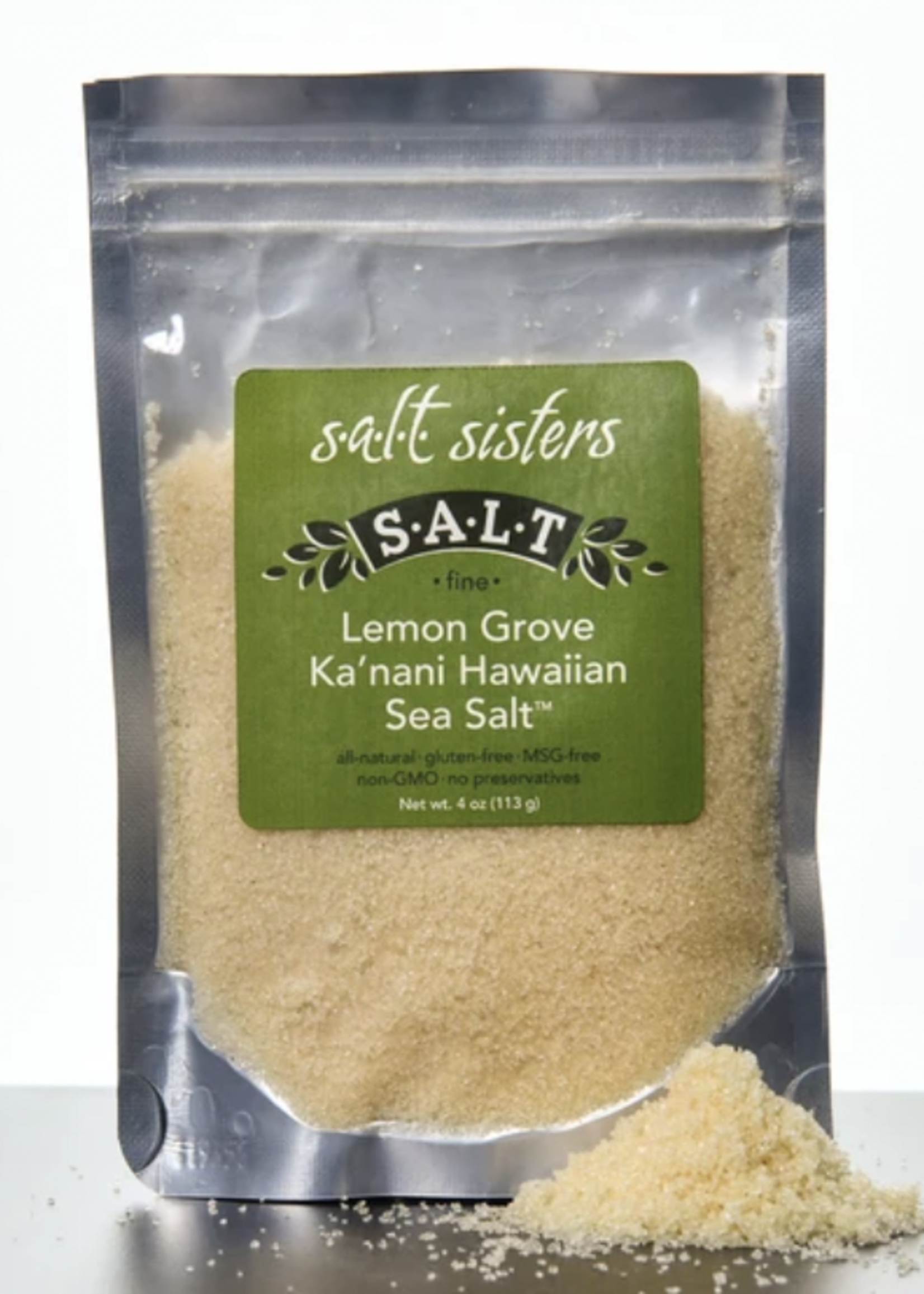 Salt Sisters Lemon Grove KA 'NANI Hawaiian Sea Salt, fine