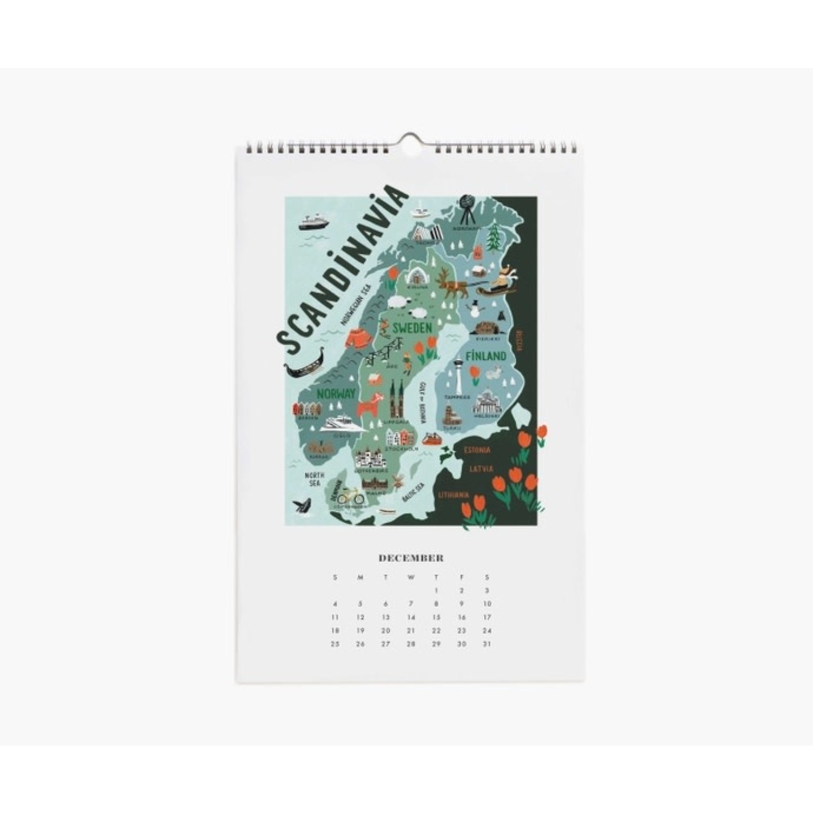 2022 World Traveler Calendar