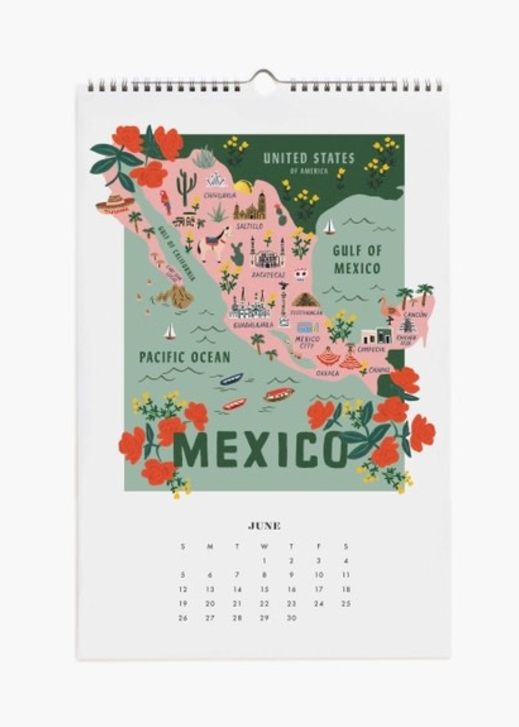 Rifle Paper 2022 World Traveler Calendar