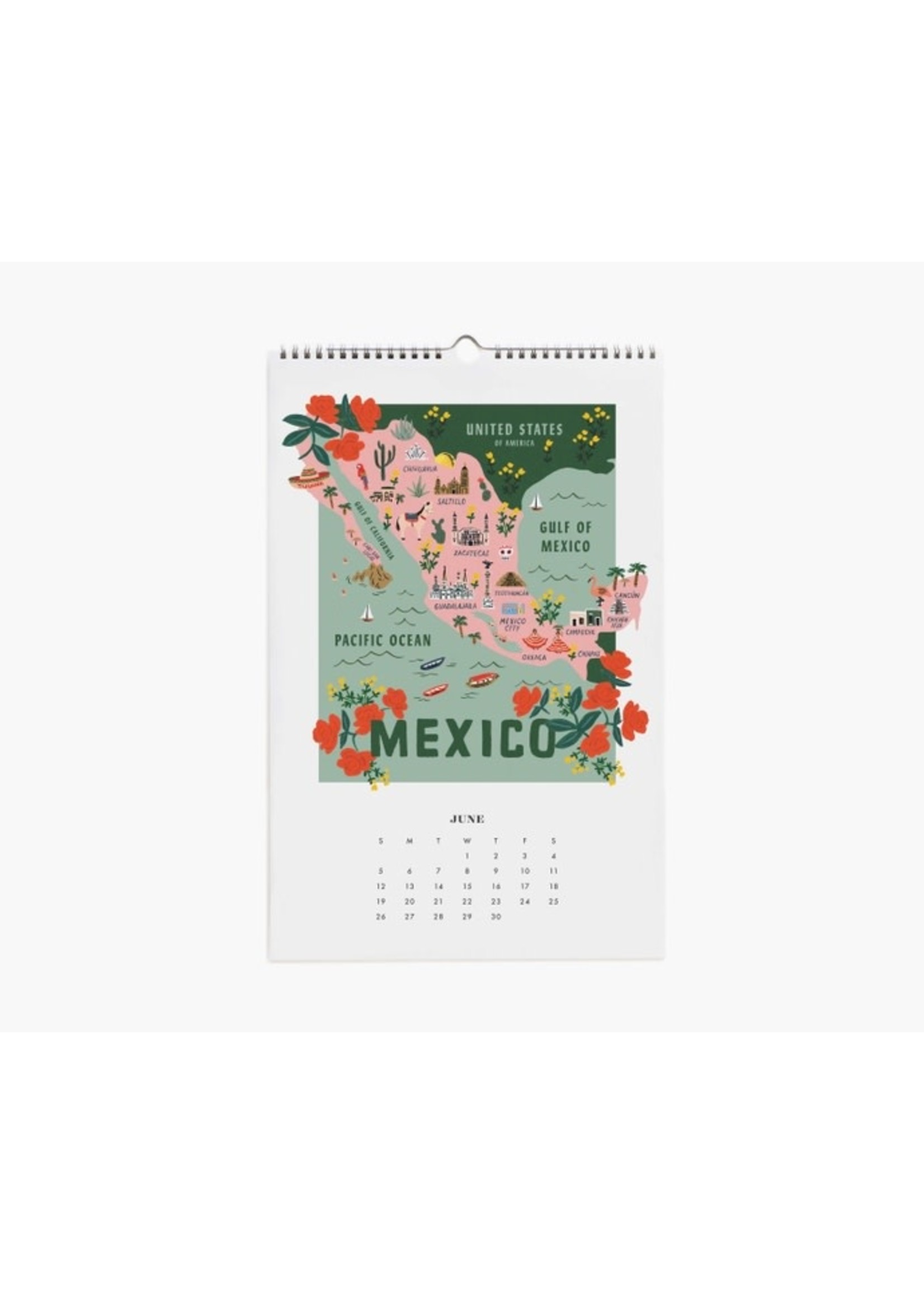 Rifle Paper 2022 World Traveler Calendar