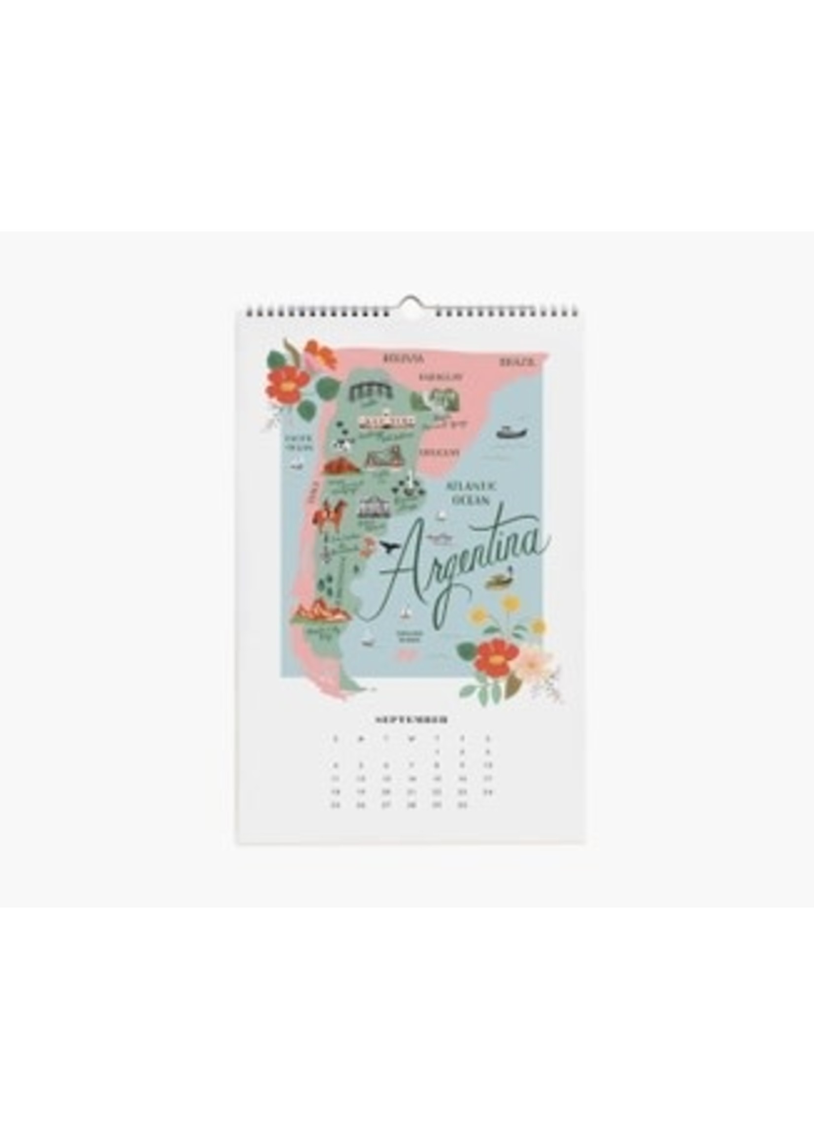 Rifle Paper 2022 World Traveler Calendar The Kitchen Table