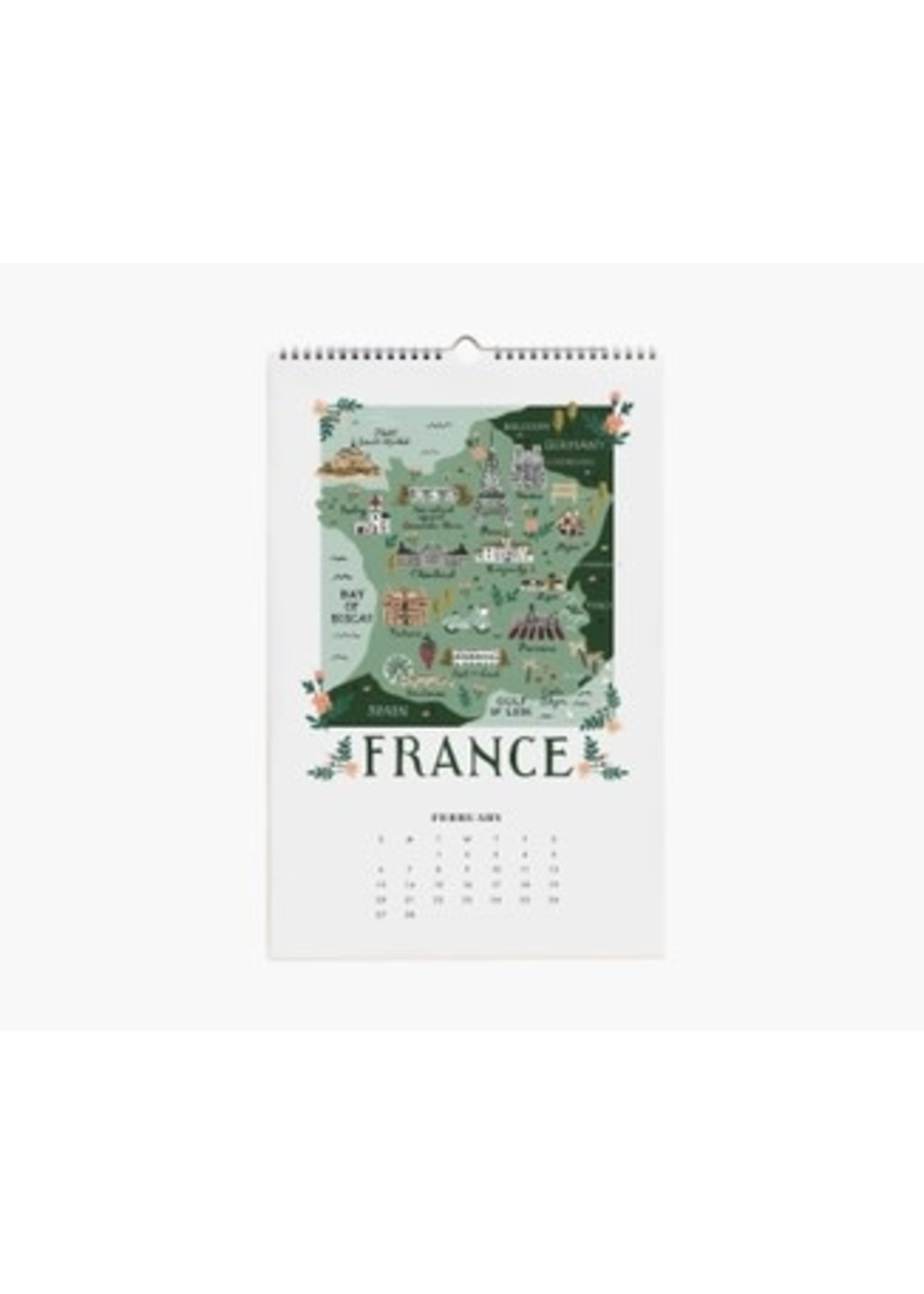 Rifle Paper World Traveler Calendar 