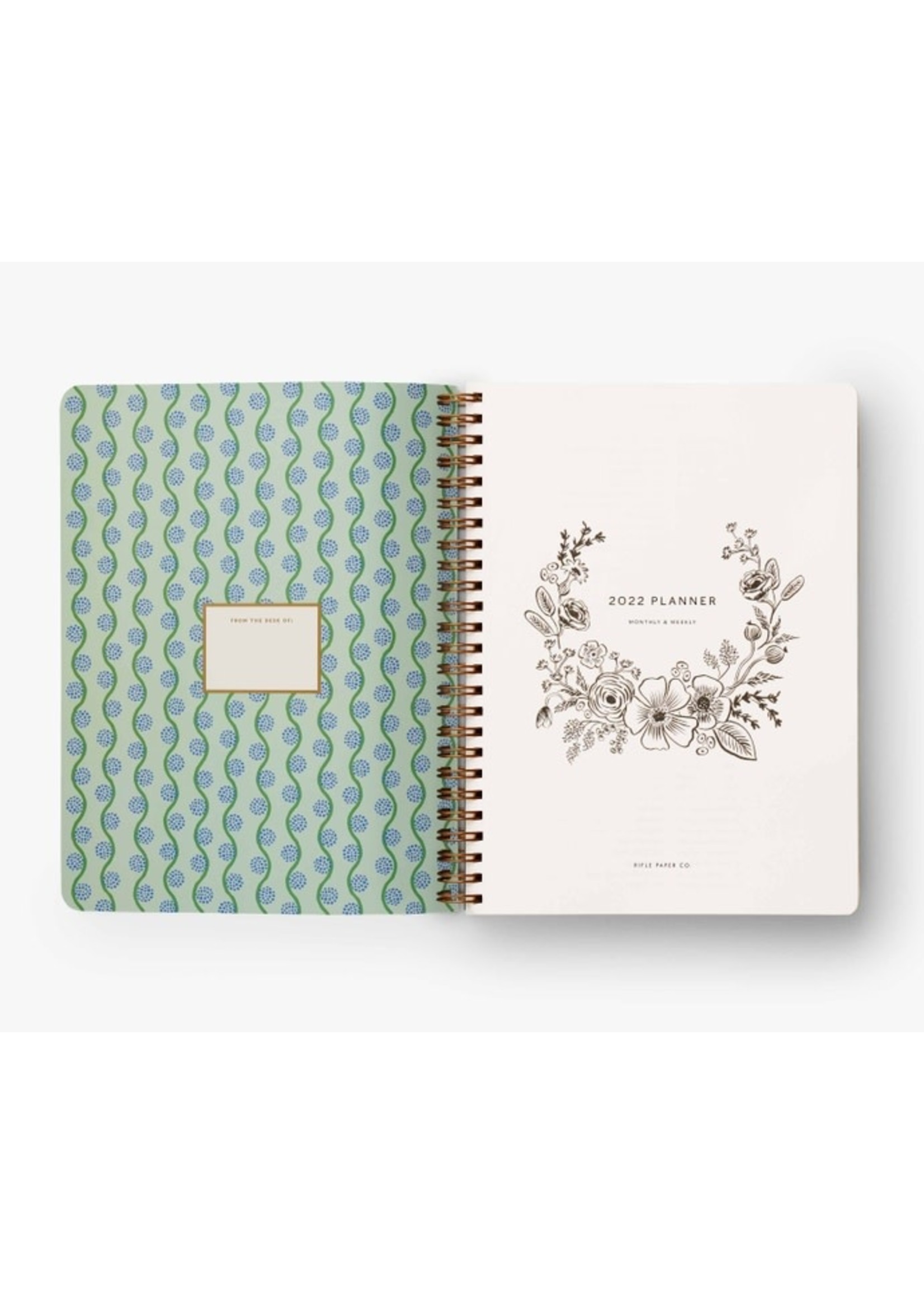 Rifle Paper Dovecote 12-month Spiral Planner