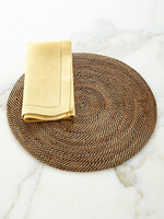 Handwoven Round Placemats Set/4