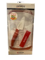 Kyocera Mini Prep Knife & Board Red