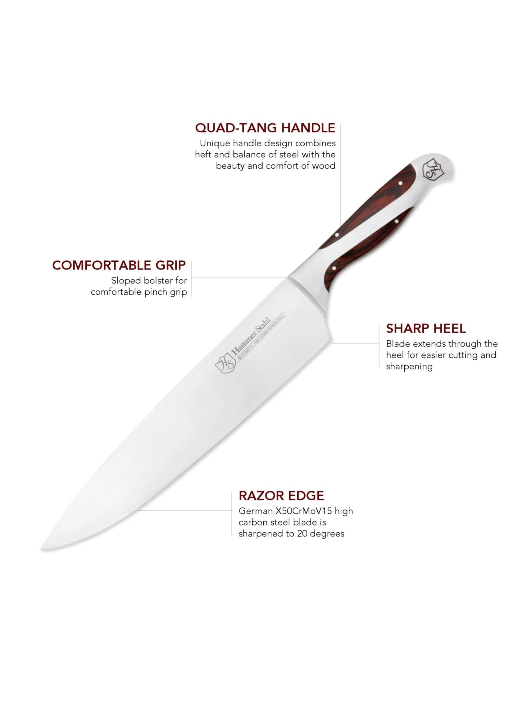 Cold Steel Commercial Series Chef's Knife 10