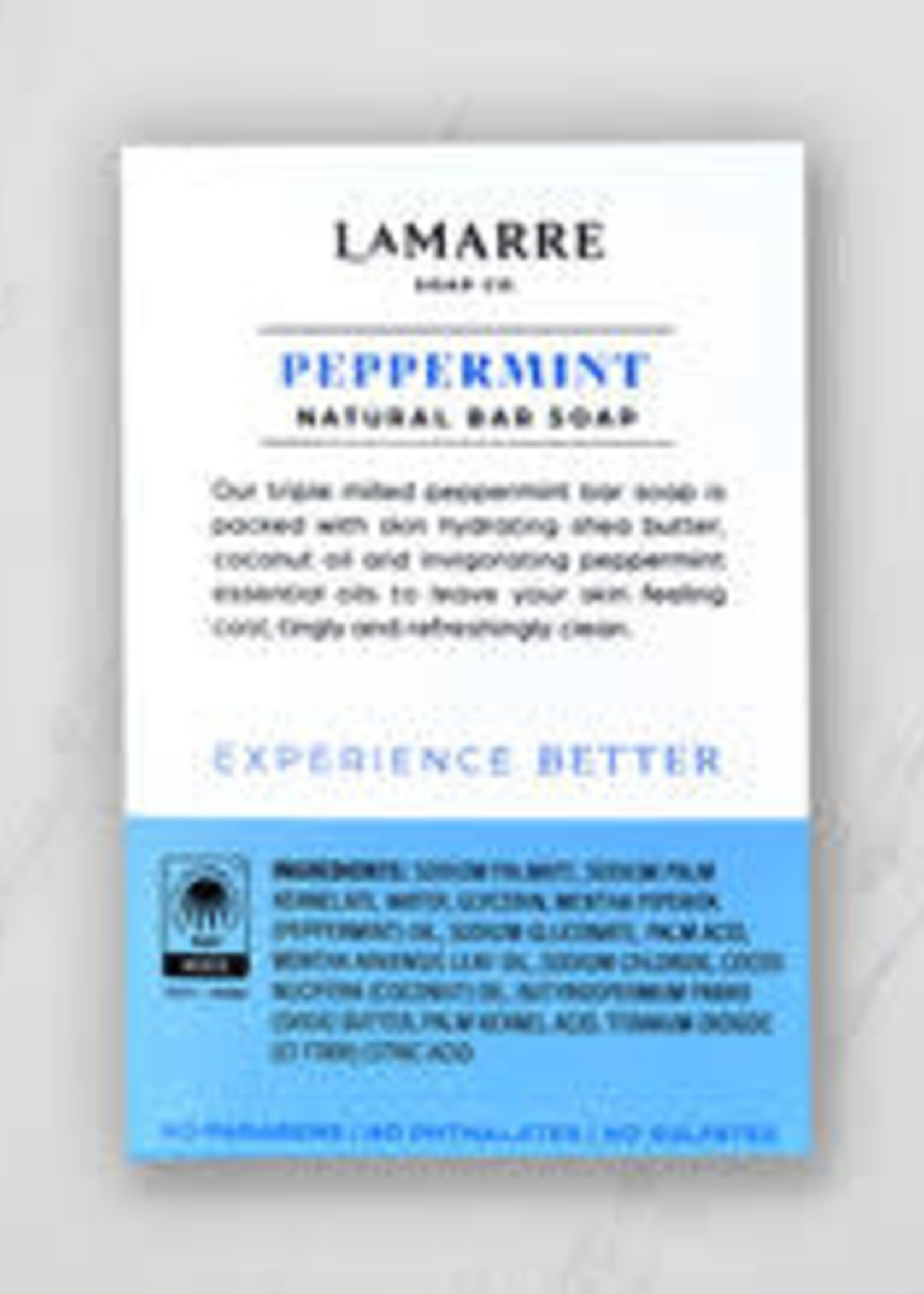 Lamarre Soap Lamarre Peppermint Bar Soap