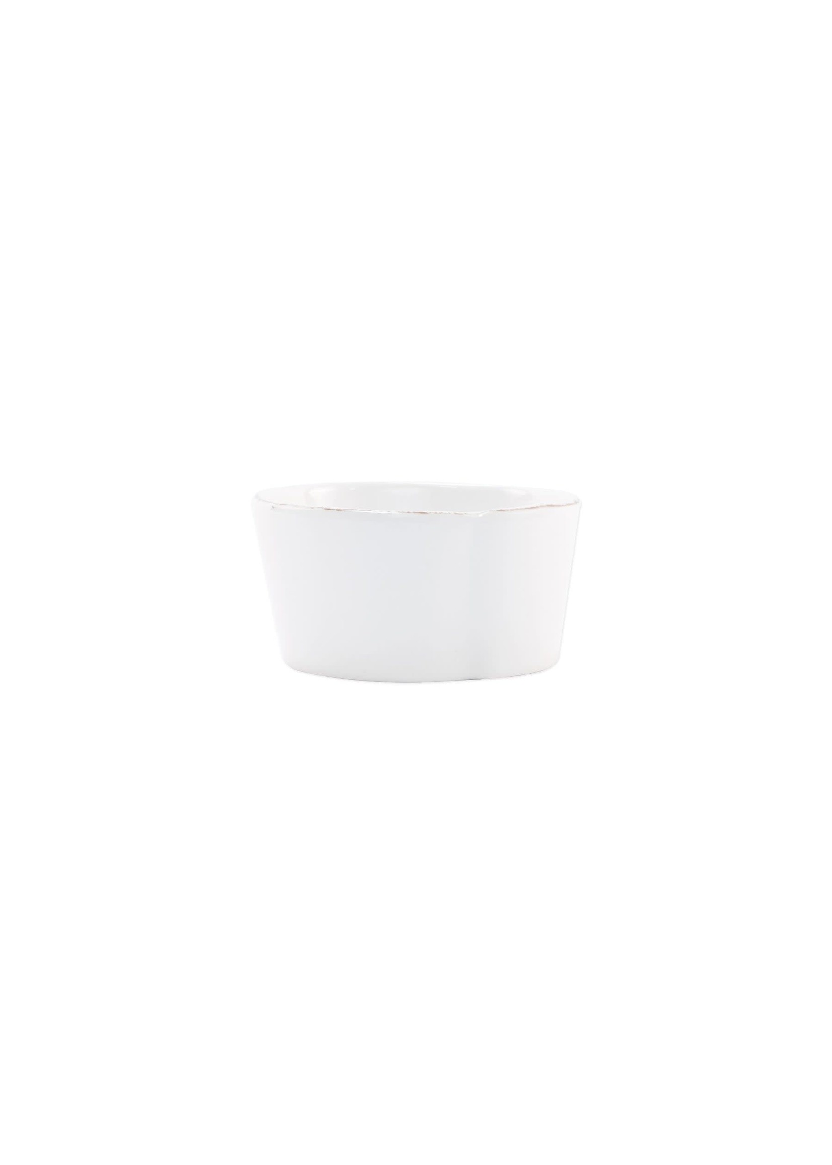 Vietri Melamine Lastra White Condiment Bowl