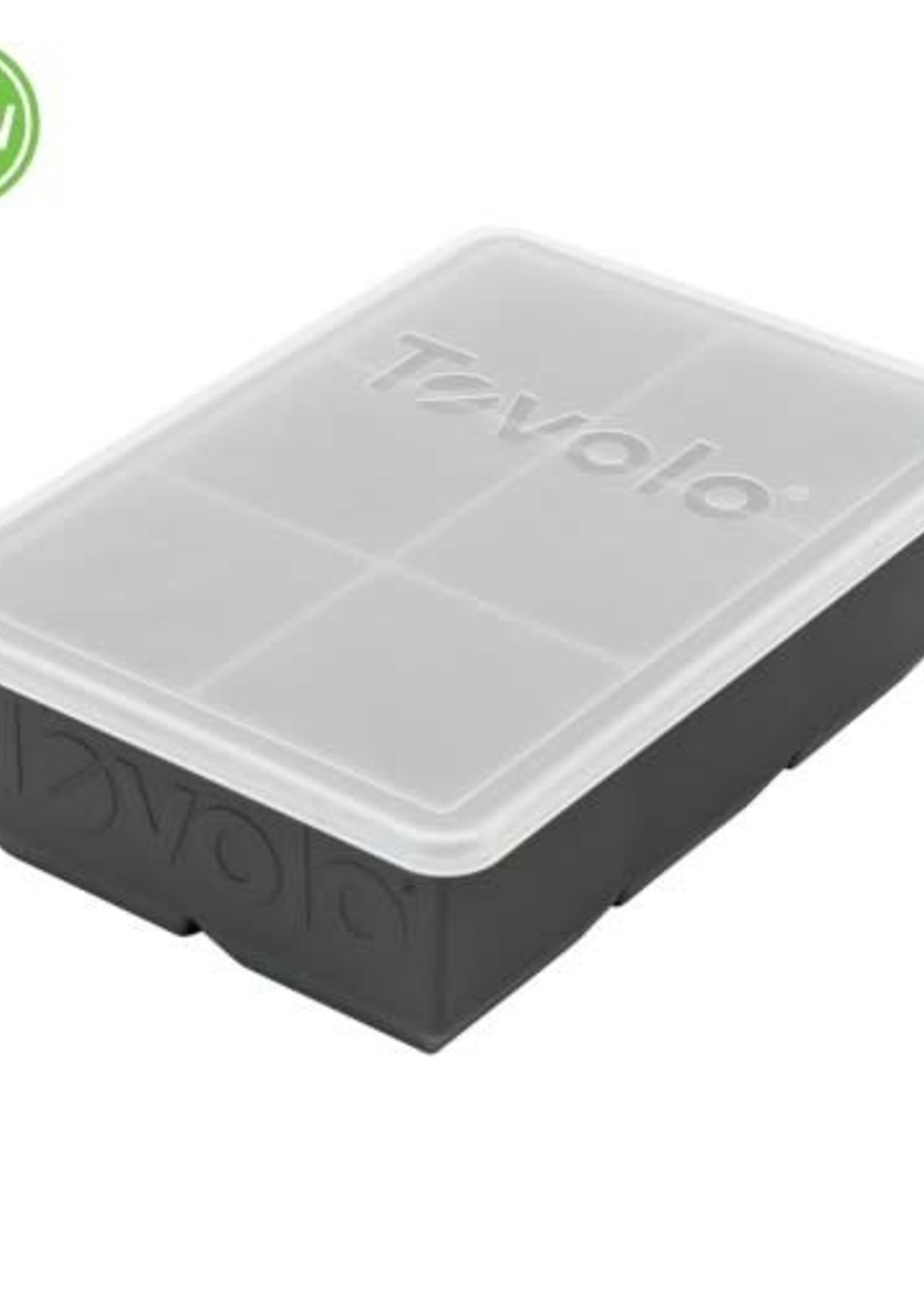 King Cube Ice Tray w/ Charcoal Lid