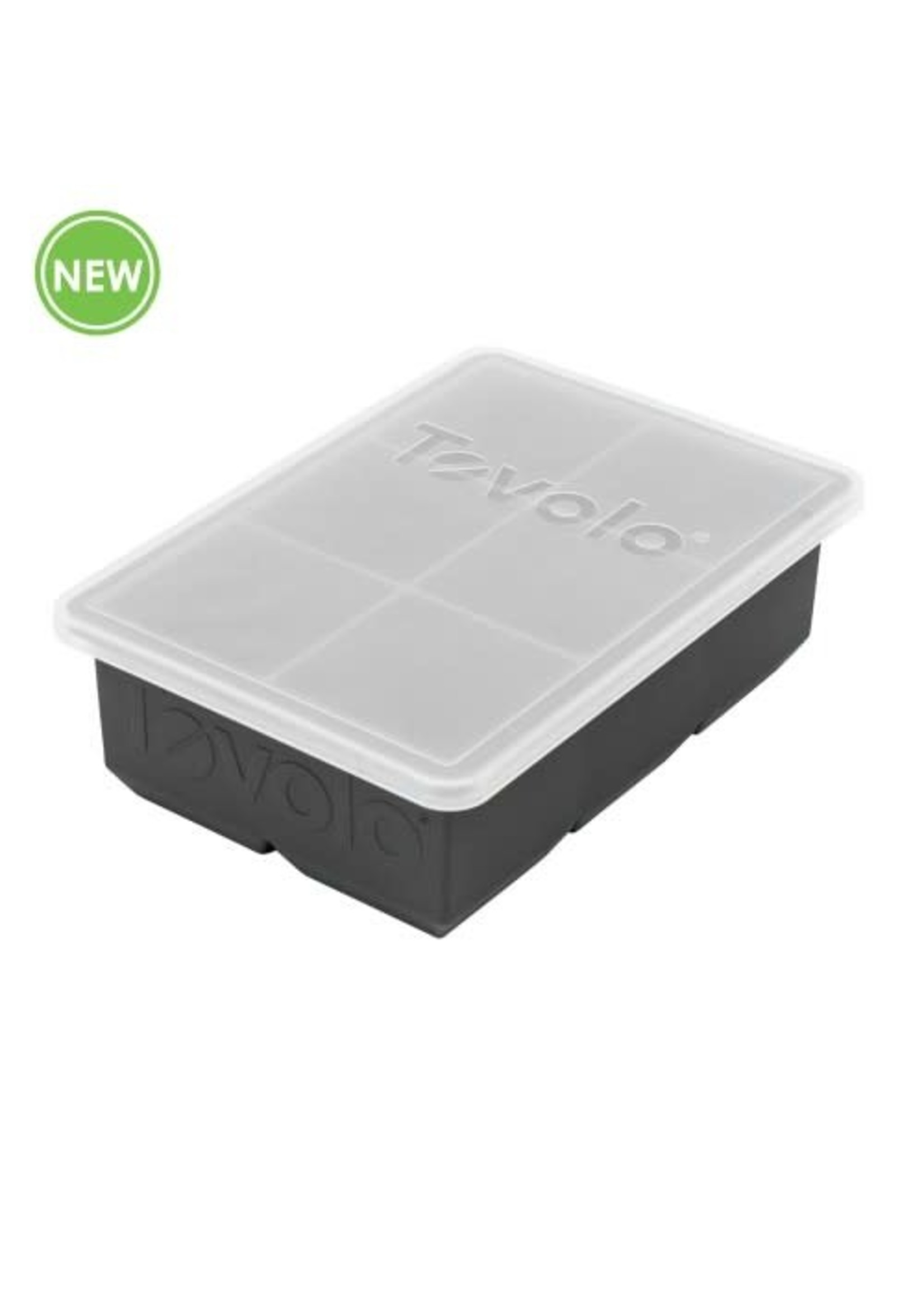 Tovolo King Cube Ice Tray w/ Charcoal Lid