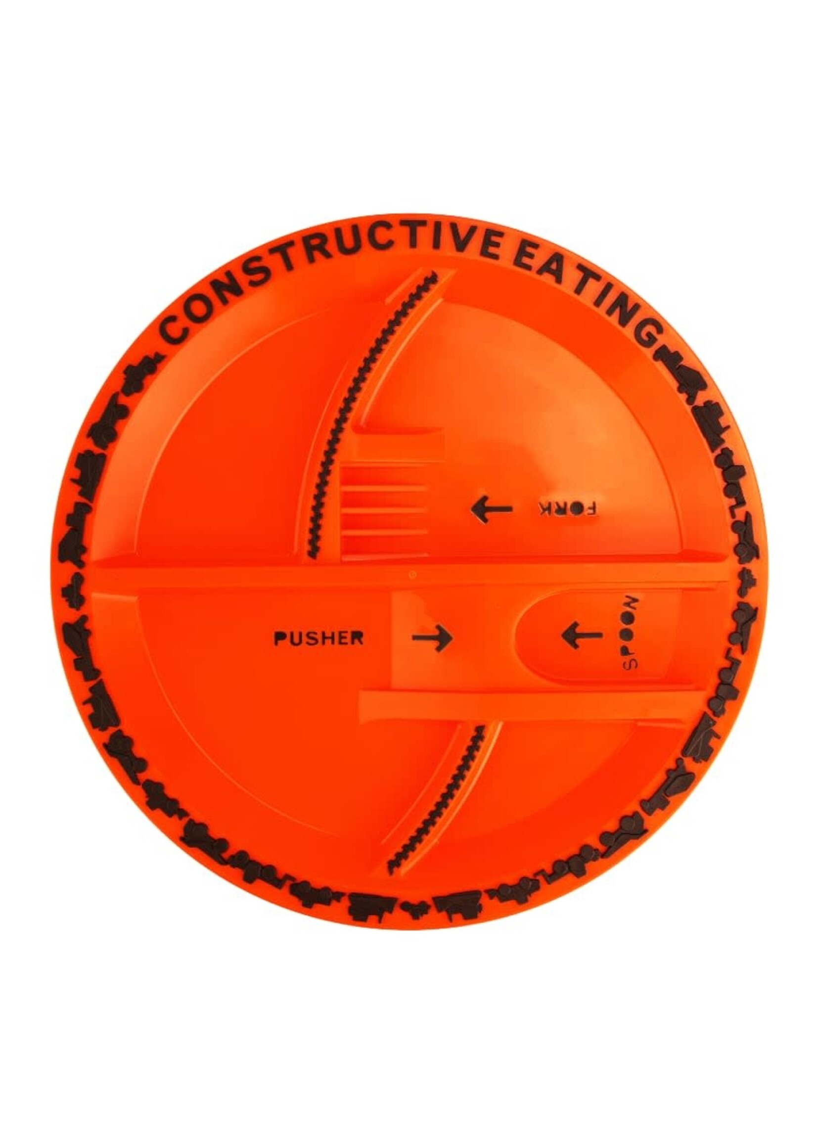 Constructive Eating Construction Plate