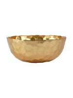 Vietri Rufolo Glass Gold Honeycomb Small Bowl