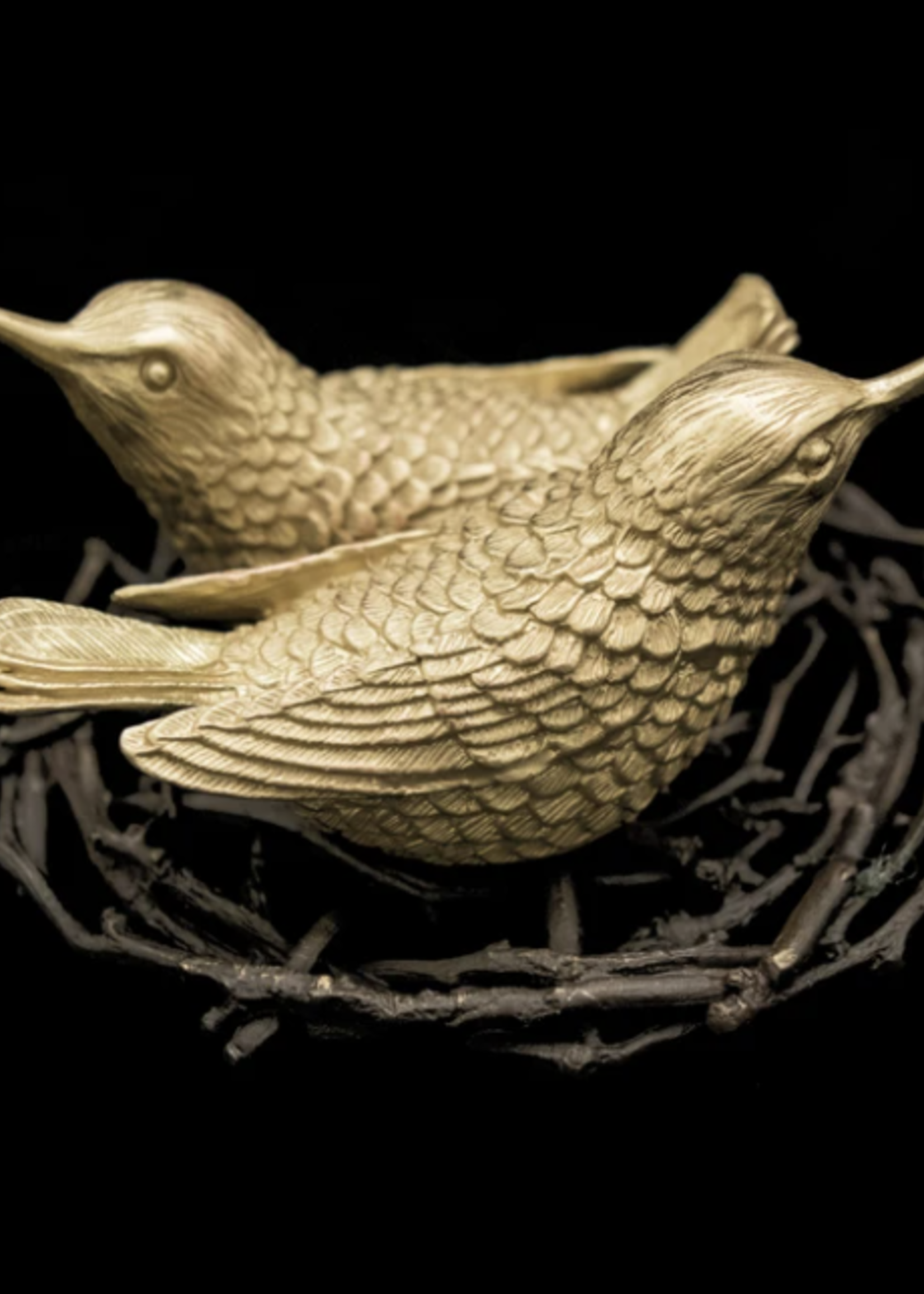 Table Art Collection Hummingbird Salt & Pepper Gold