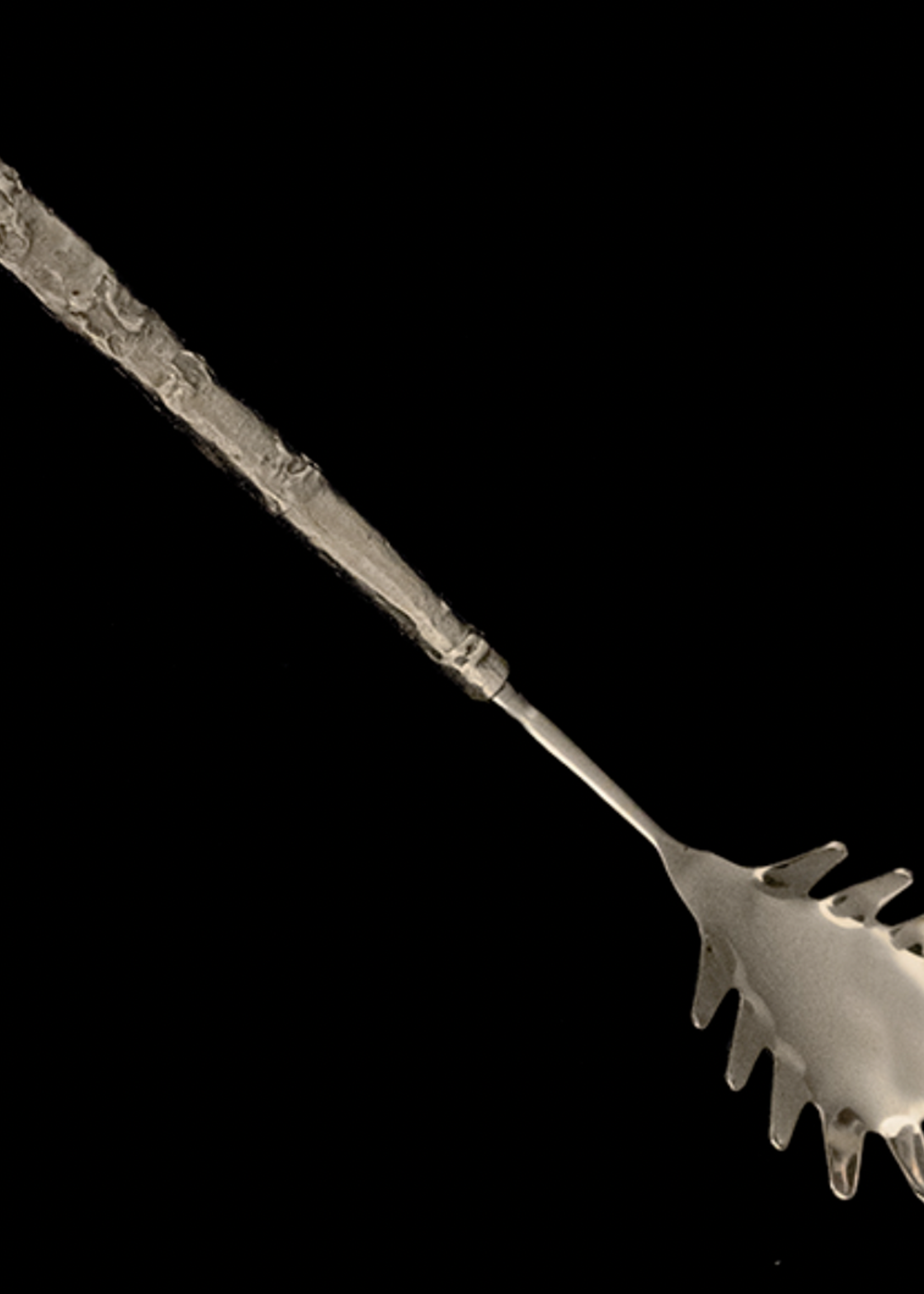 Pewter Birch Pasta Server