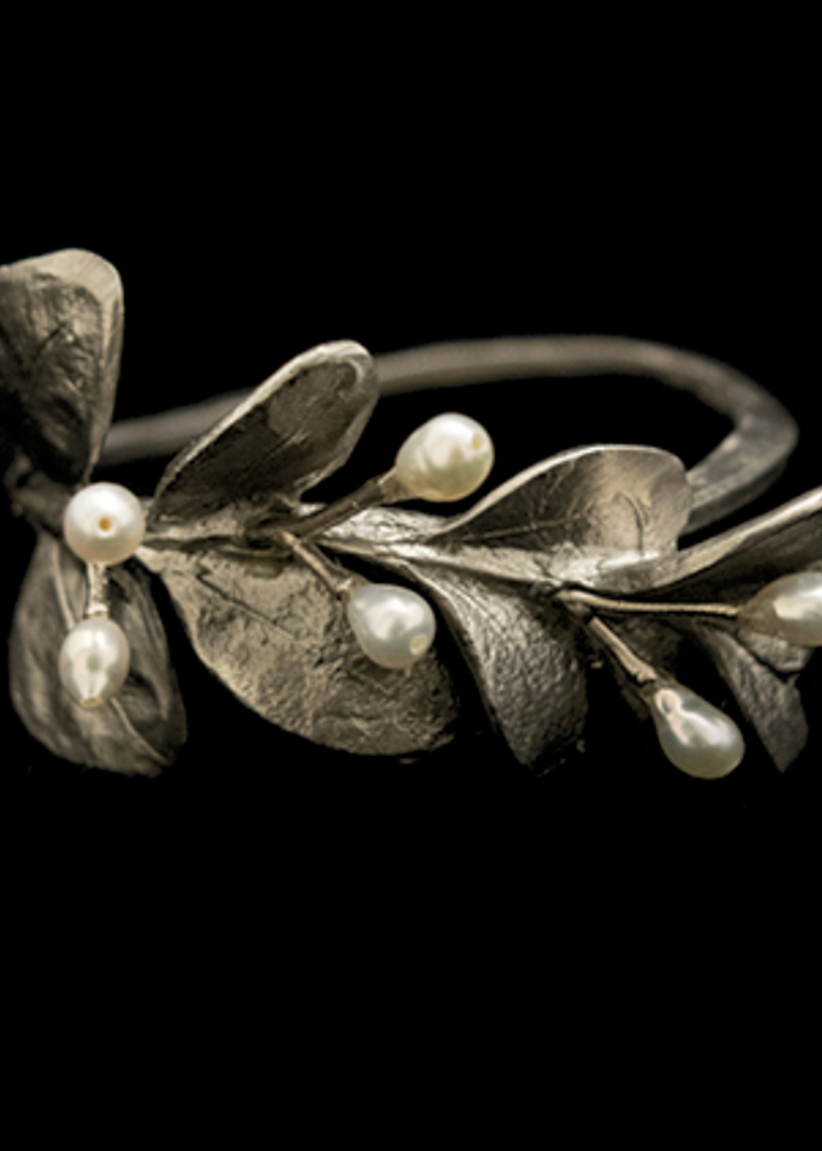 Boxwood Napkin Rings Pewter Box of 4