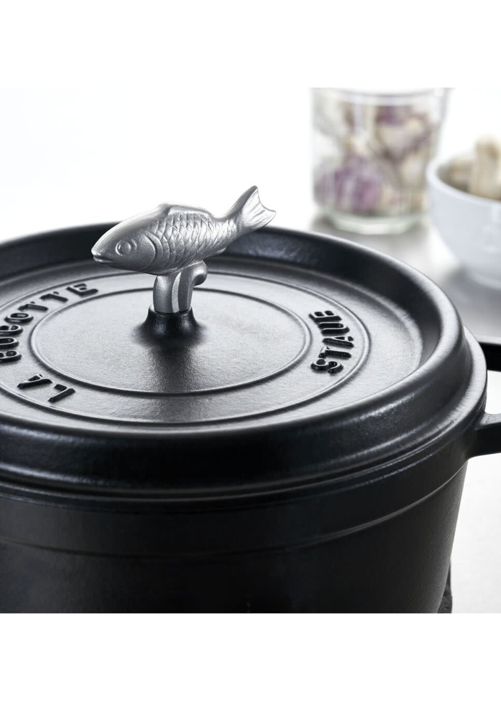 Staub Animal Stainless Knob - Fish