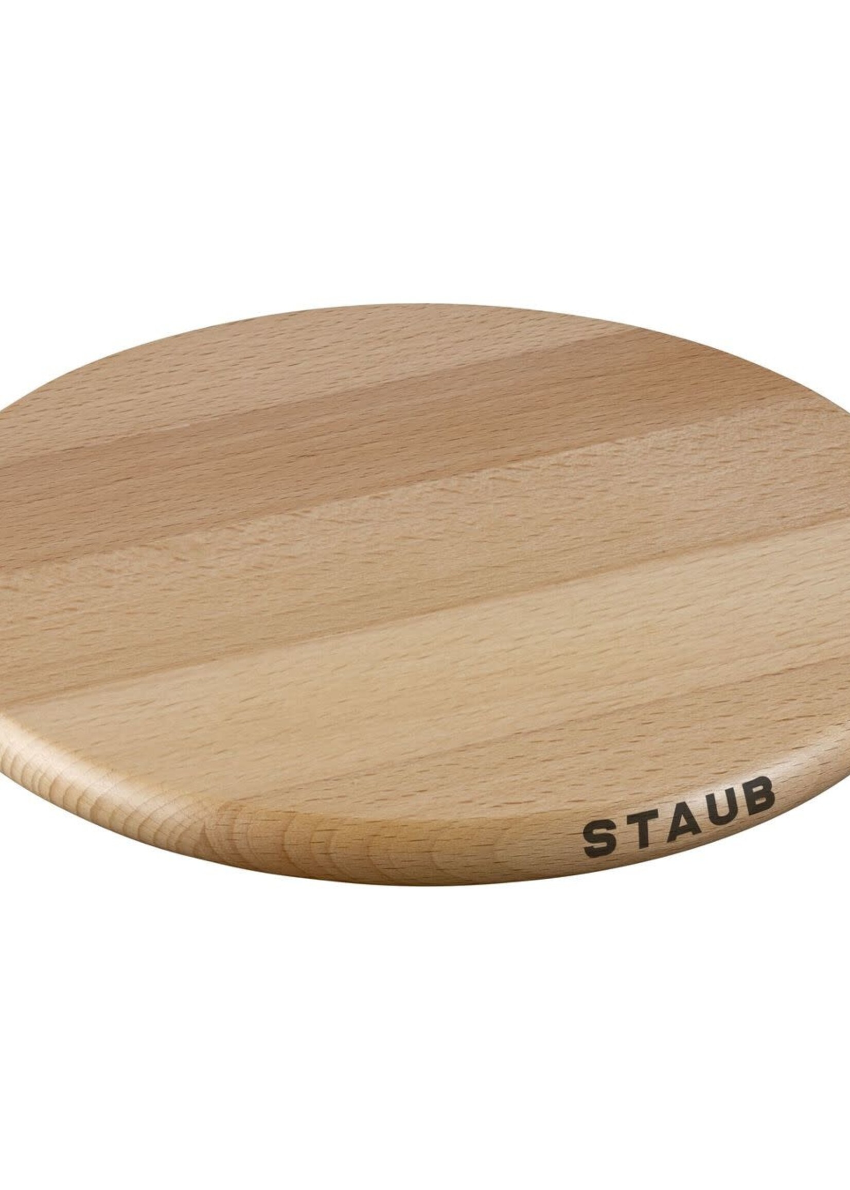 Staub Magnetic Wood Trivet - 9-inch Round