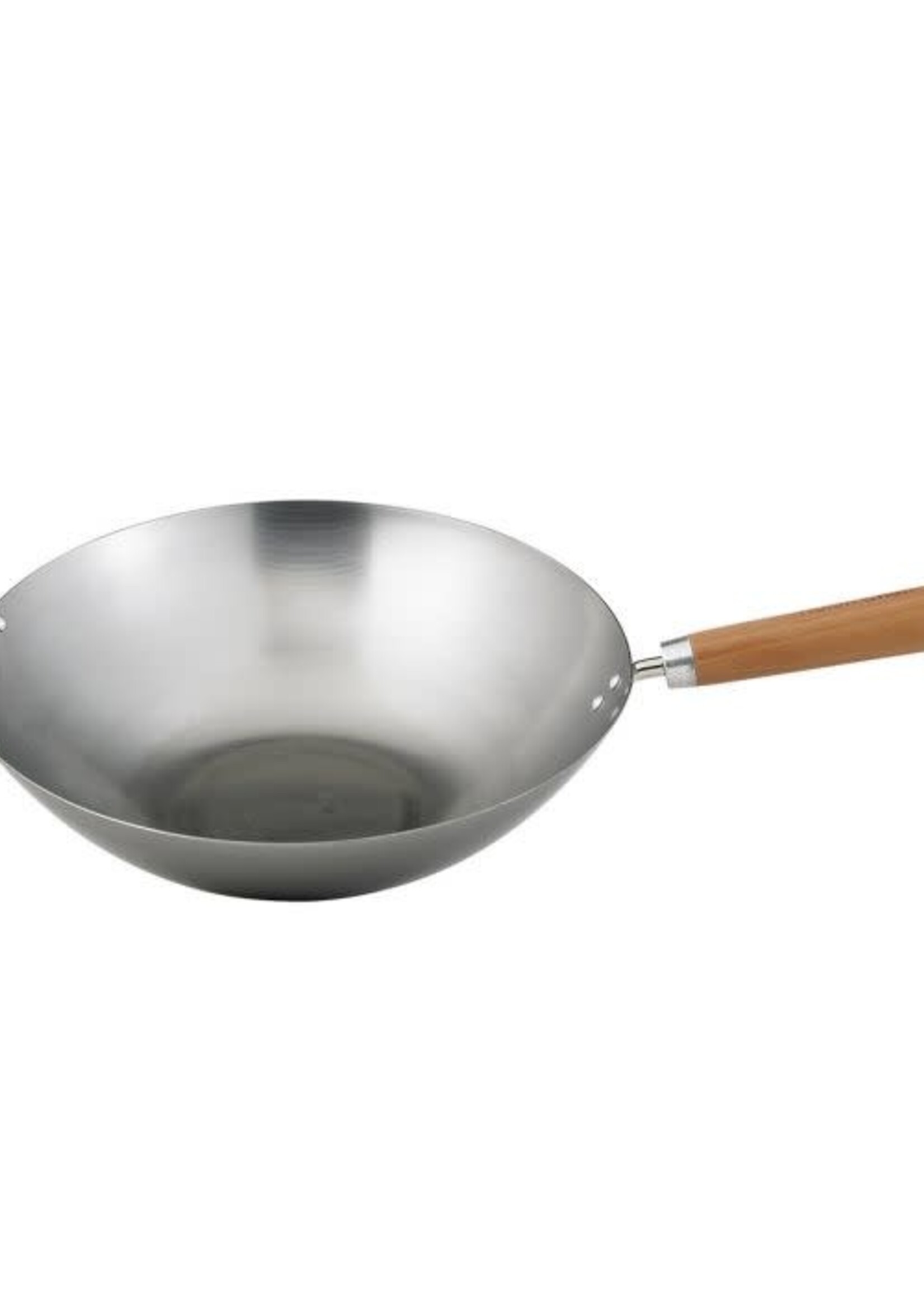 Carbon Steel Stir Fry Pan 14"