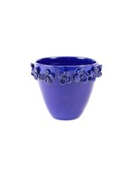 Vietri Rustic Garden Cobalt Small Cachepot Retired w/ Sale Price