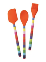 French Bull Jelly Bean Silicone Utensil 3-Piece Set
