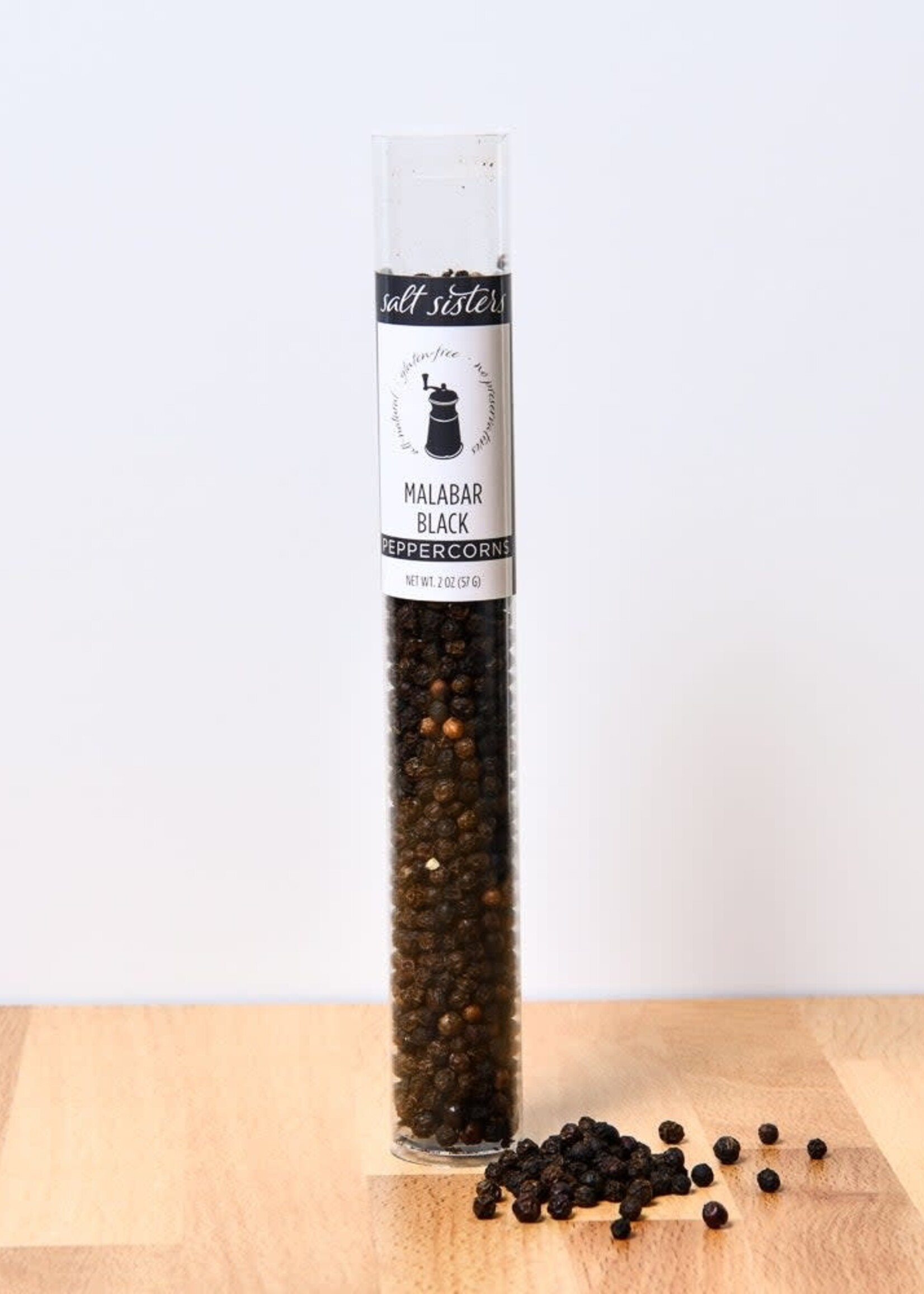 Salt Sisters Malabar Black Pepper Grinder Refill Tube