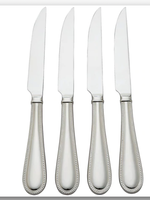 Hammered Antique Steak Knives Set/4