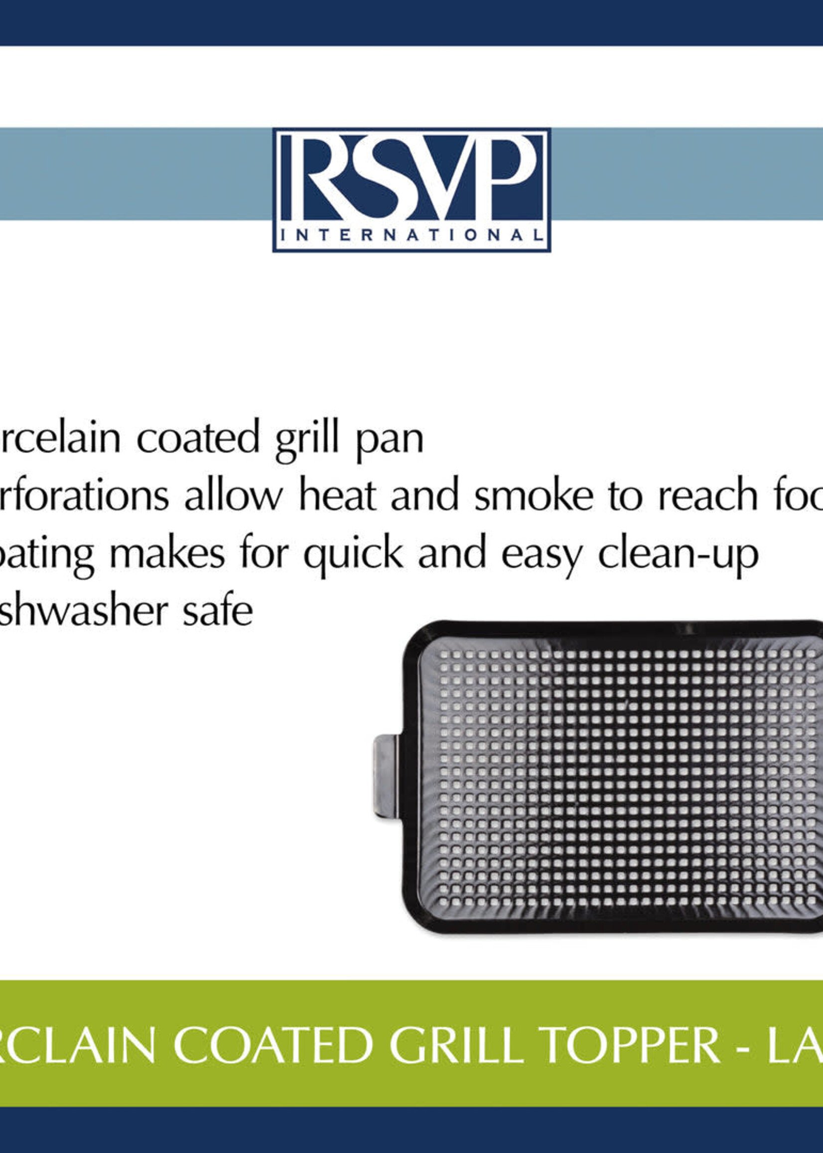 RSVP LG Porcelain Coated Grill Topper