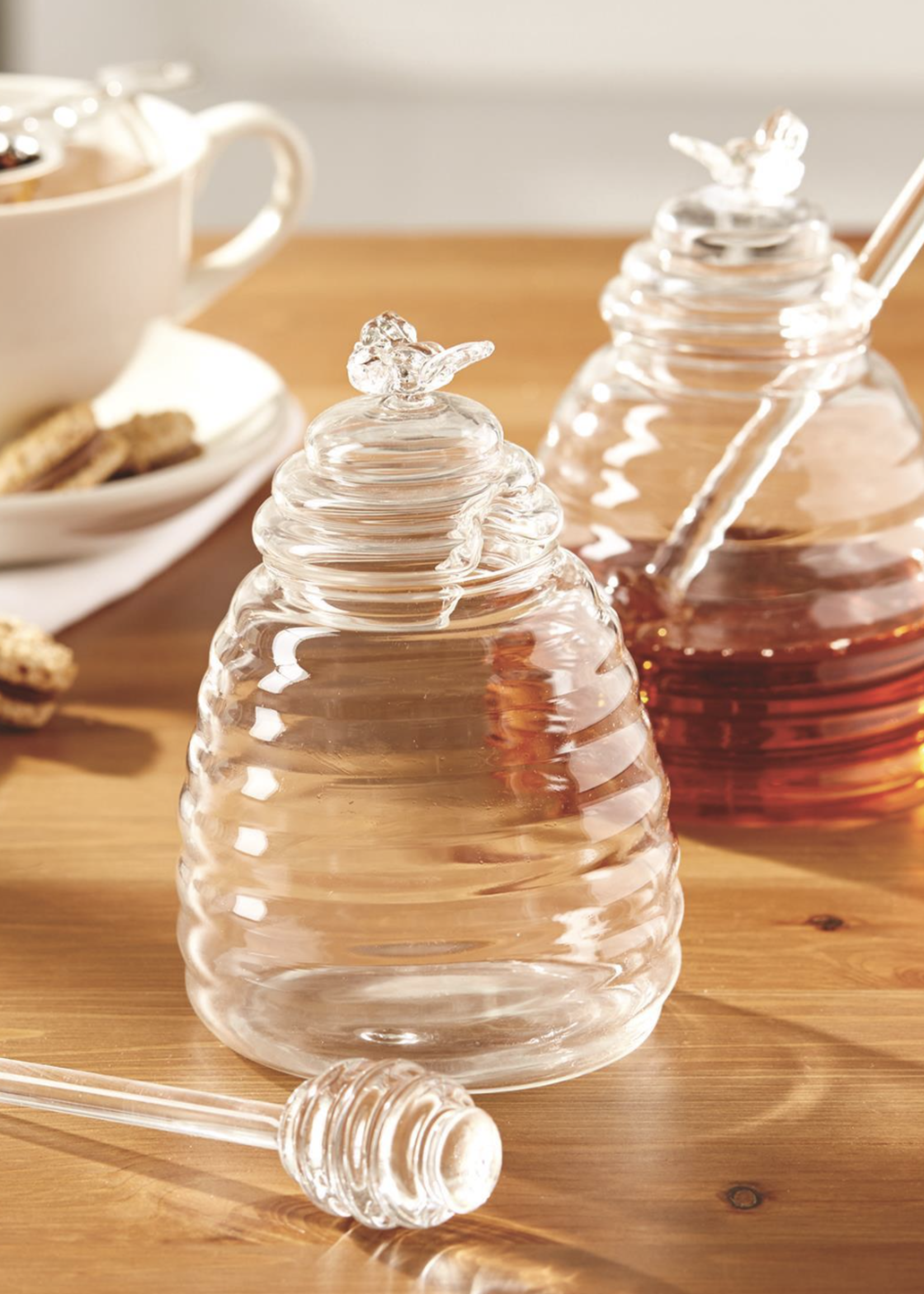 Two’s Company Honey Pot w/ Dipping Stick