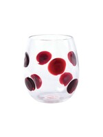 Vietri Drop Red Stemless Wine