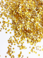 Edible Gold Glitter Stars