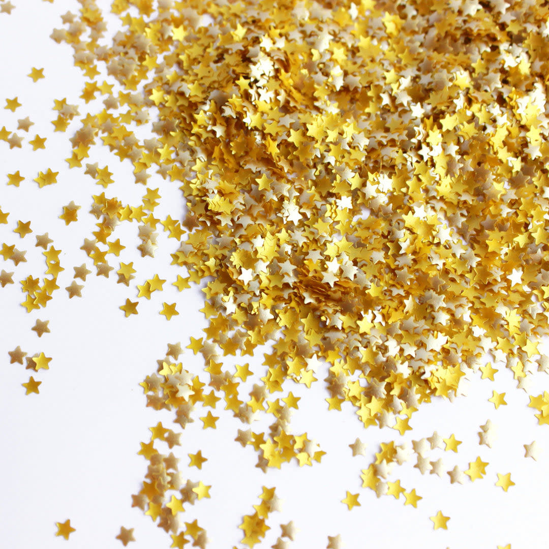 Gold Stars Edible Glitter - Confectionery House