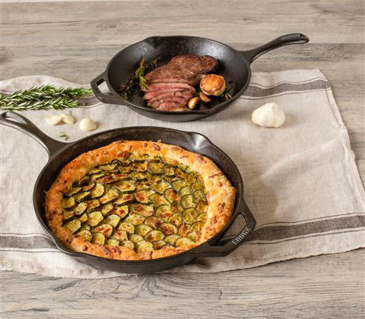 Lodge Chef Collection Skillets, Set of 2 + Reviews, Crate & Barrel