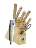 Zwilling Miyabi Birchwood SG2 7-pc Block Set