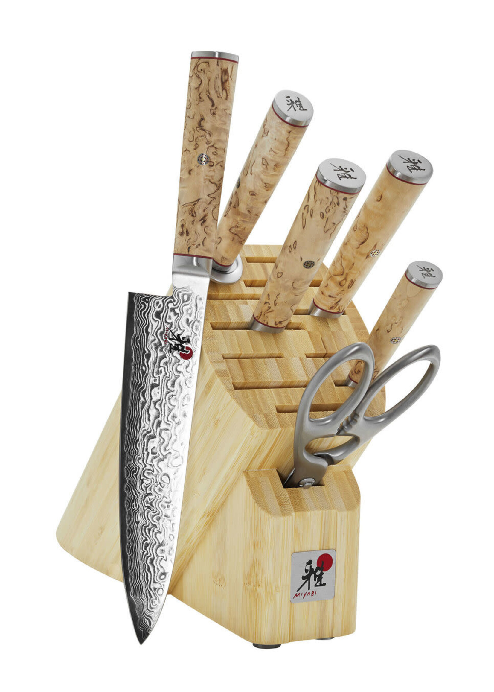 Zwilling Miyabi Birchwood SG2 7-pc Block Set