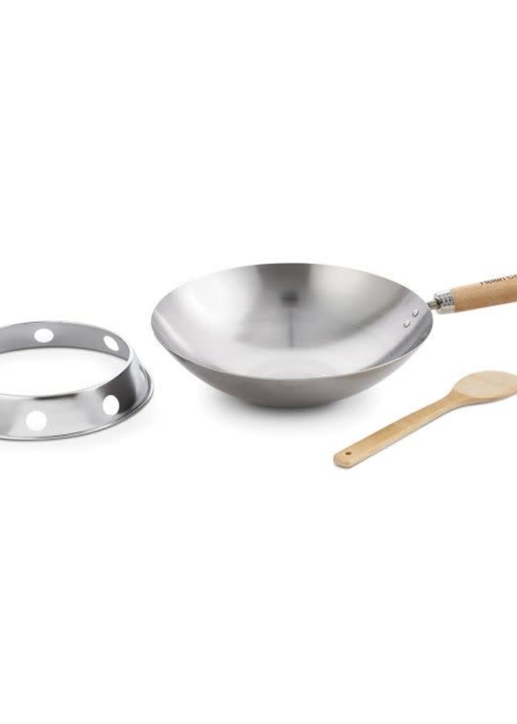 Carbon Steel Round Bottom Wok Set