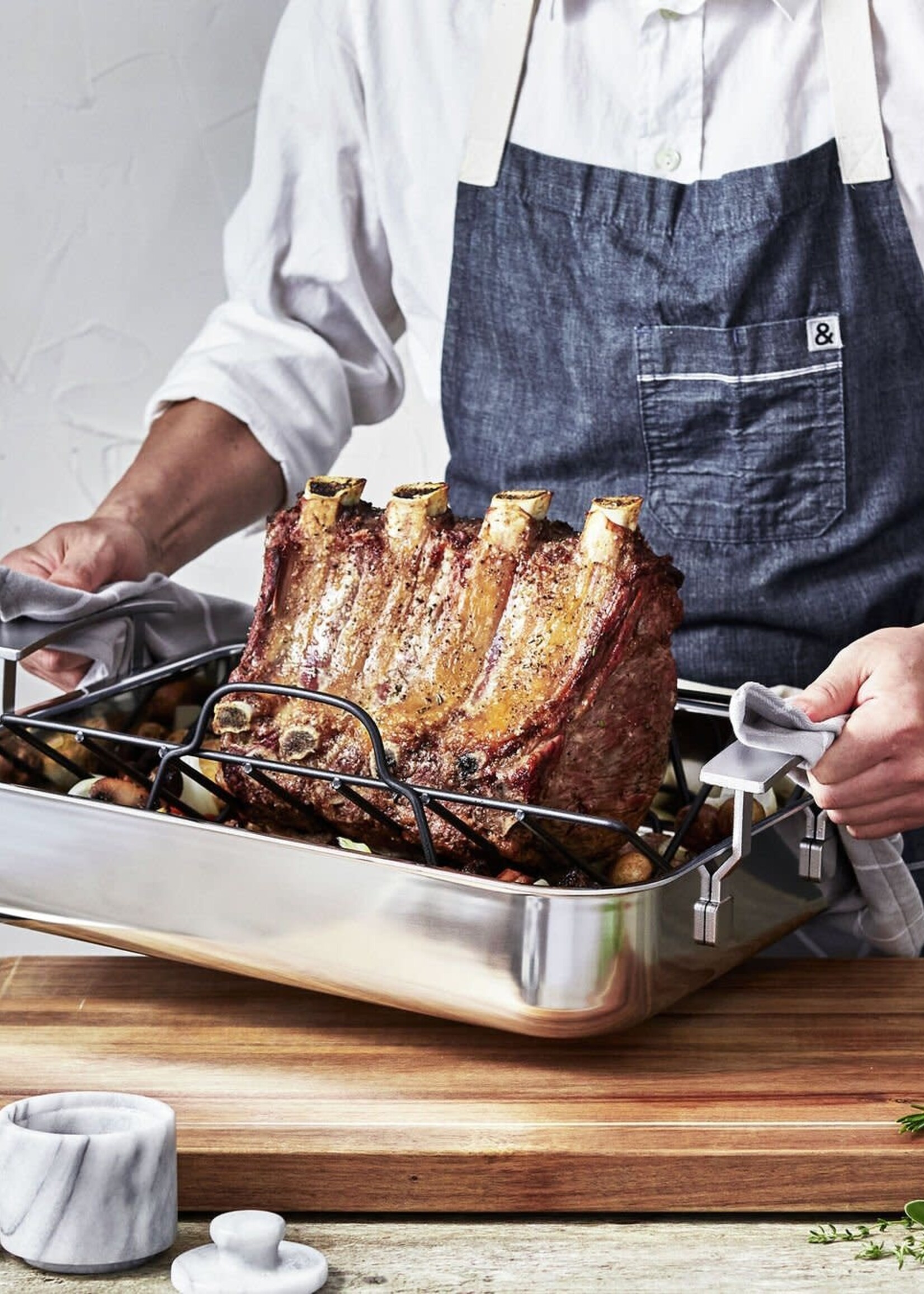 Zwilling Industry 5 Stainless Steel Roasting Pan -15.75" Fall25