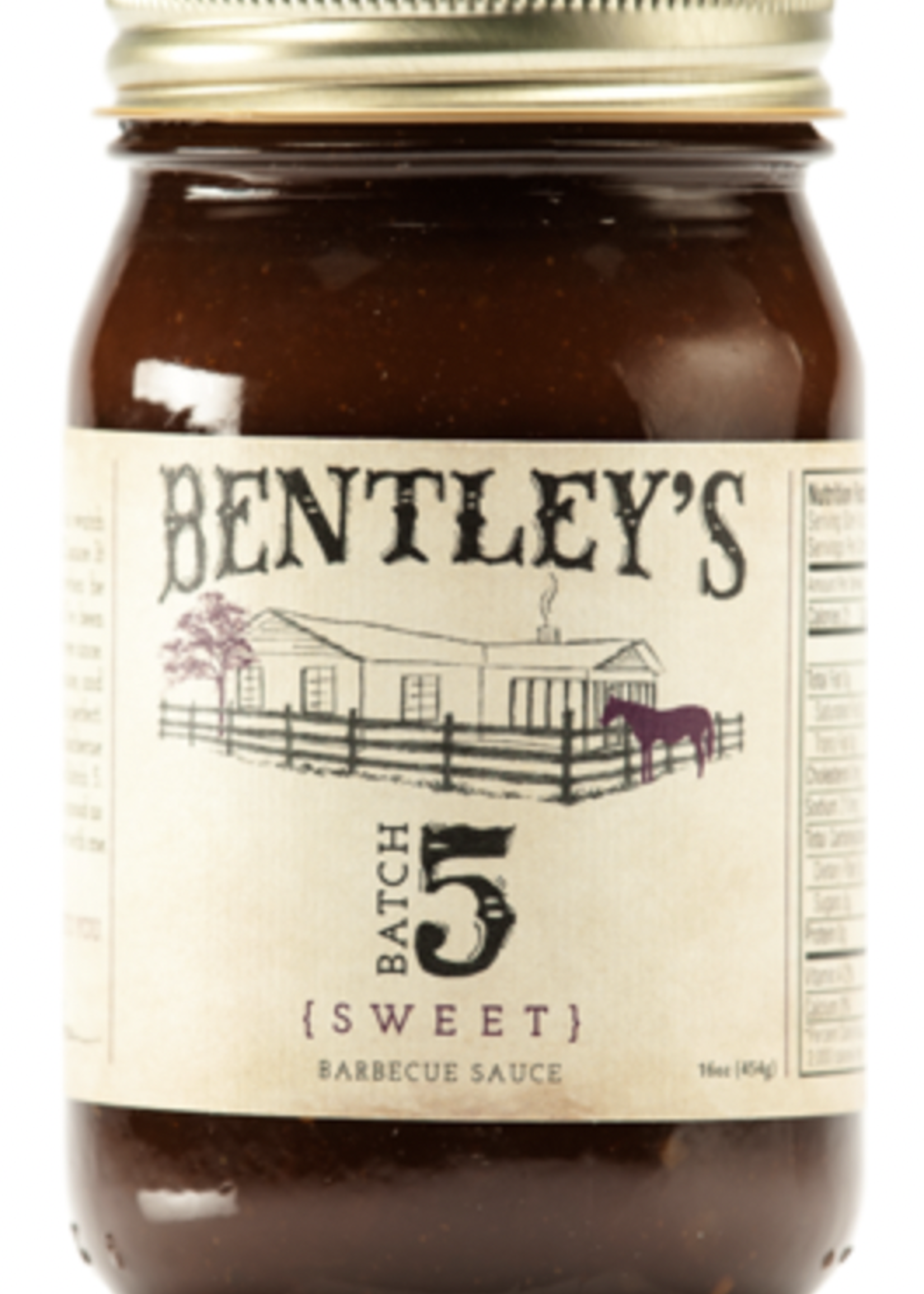 Bentley's Batch 5 Sweet BBQ Sauce