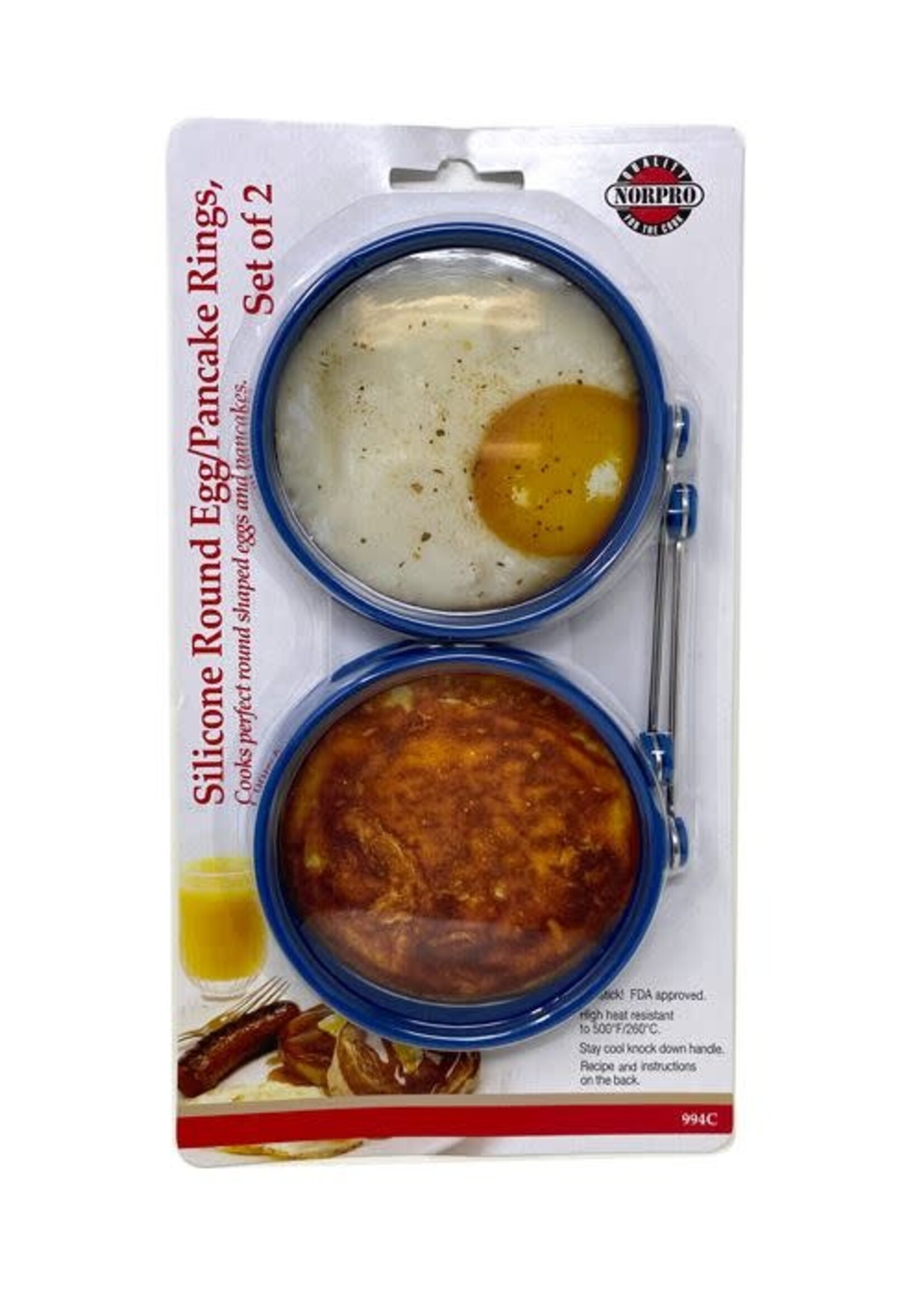 Round Pancake / Egg Rings 2pc