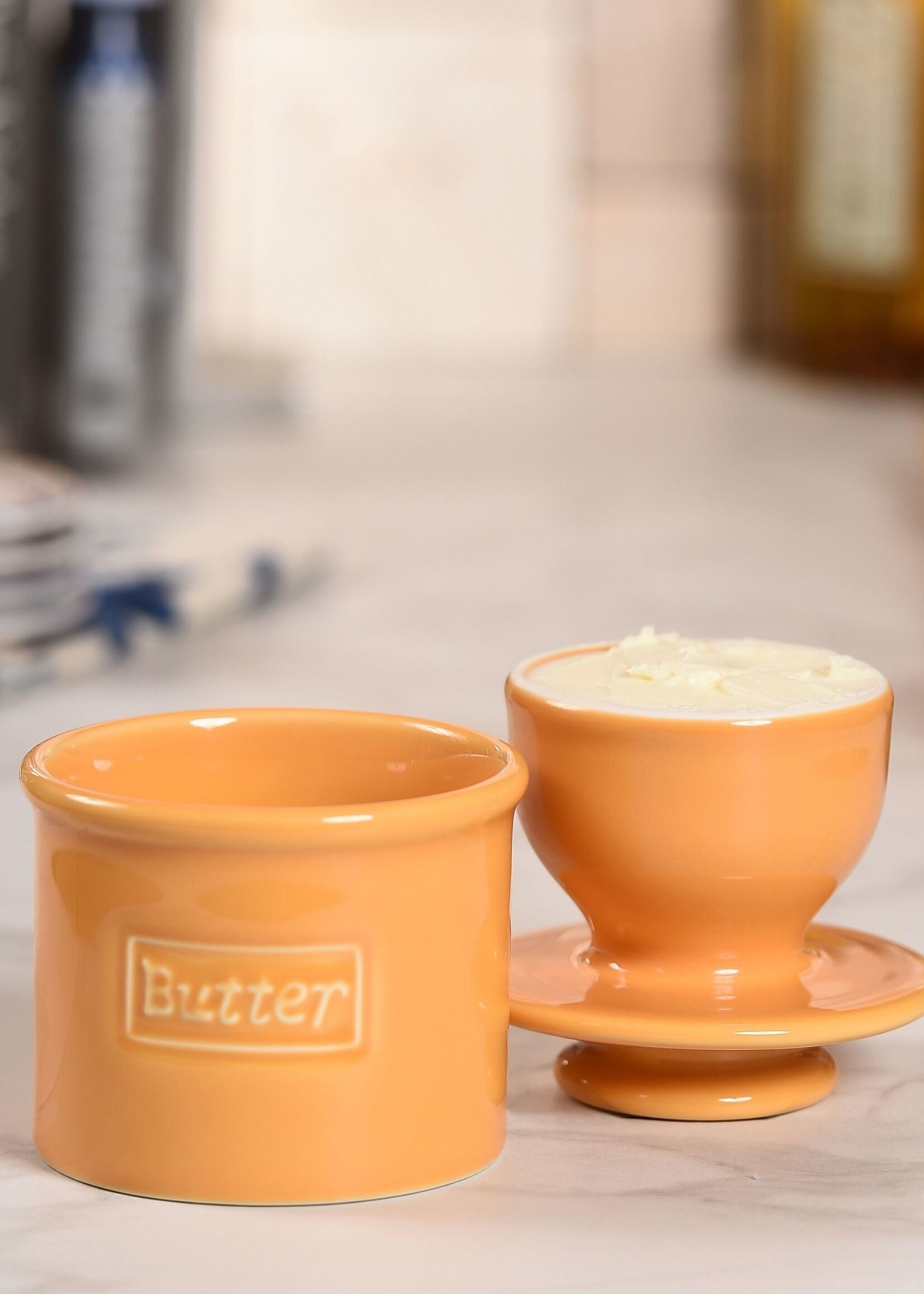 Cafe Retro Golden Yellow Butter Bell