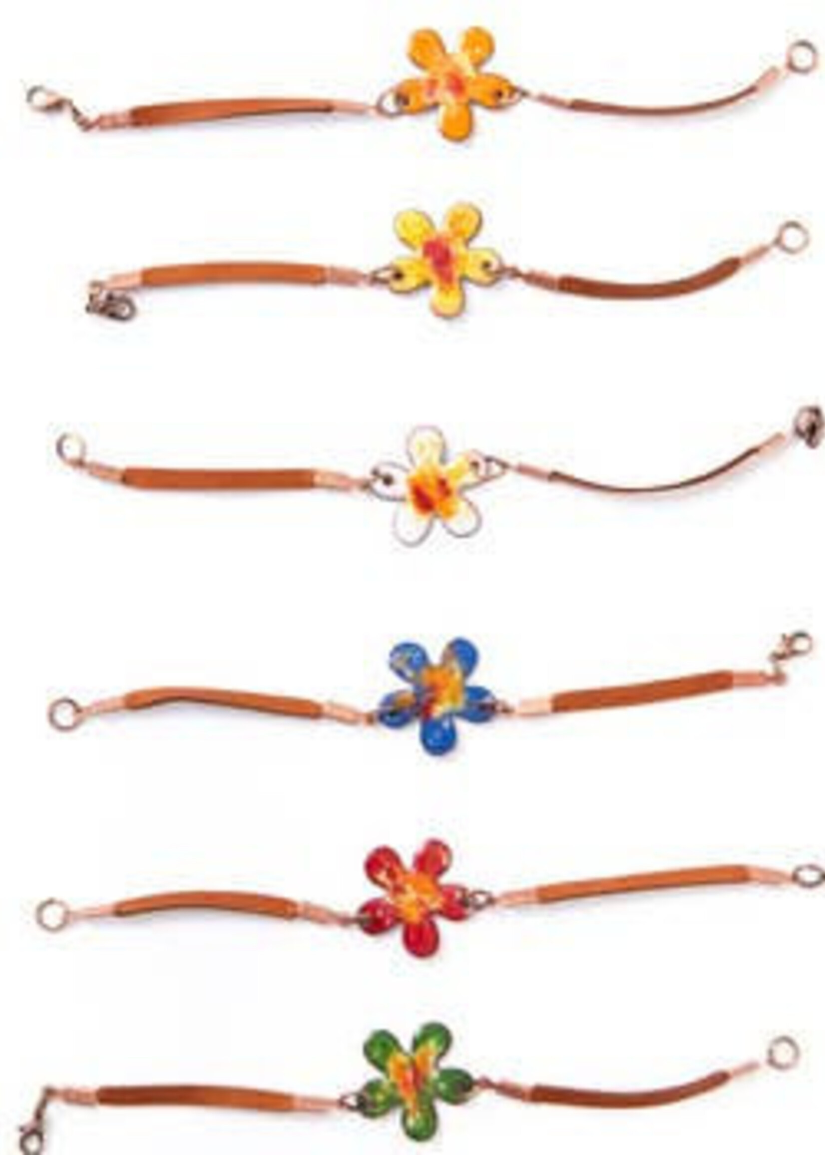 Copper Enamel Bracelet